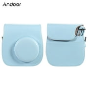 Andoer Leather Camera Case Bag Cover for Fuji Fujifilm Instax Mini 8/8s/8+/9 Single Shoulder Bag