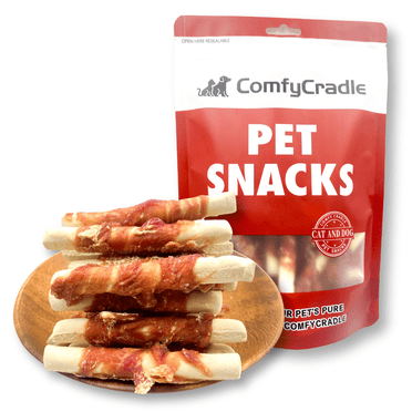 ComfyCradle Duck & Calcium Milk Sticks Dog Treats, Strong Bone, Dental Chew for Sensitive Dogs, 7.05 oz