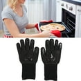 thumbnail image 4 of Silicona Antirresbaladiza de los Guantes Resistentes al Calor, Manoplas del Horno de Microonda del Horno del Bbq de la Fibra de Aramid, 4 of 7