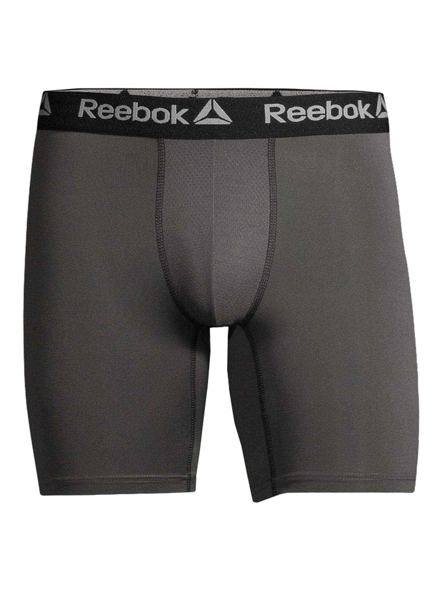 Reebok Mens 4 Pack Performance Boxer Briefs with Comfort Pouch 