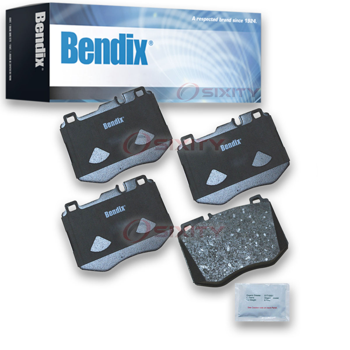 Bendix Brakes Disc Brake Pad Set Fits select: 2015-2018 MERCEDES-BENZ C, 2017 MERCEDES-BENZ E