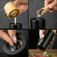 thumbnail image 7 of Wooden Manual Pepper Grinder,Black Pepper Sea Salt Spice Grinder Salt Shakers Bottle,Kitchen Tools Seasoning Bottles,Pepper Mill (2Pc S P with Box), 7 of 7