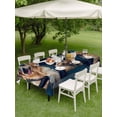 thumbnail image 3 of Outdoor Tablecloth with Umbrella Hole and Zipper, Summer Funny Rectangle Table Cloth 60x102 Inch Waterproof Tablecloth, Modern Driving Dog Print Picnic Table Cover for Patio Camping, 3 of 7