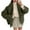 Army Green, variant on RQYYD Womens Cropped Pea Coats Oversized Wool Blend Short Jackets Lapel Double Breasted Fall Winter Outerwear Outfits