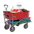 thumbnail image 5 of Mac Sports Chariot de Jardin Pliable à Double Étage, Rouge, 5 of 5
