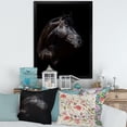 thumbnail image 3 of Designart 'Silhouette Of Horse and Woman' Farmhouse Framed Art Print, 3 of 4