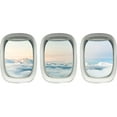 thumbnail image 2 of VWAQ Airplane Wall Decals For Kids Rooms - Aviation Wall Stickers Plane Window Wall Murals - PPW36 (14"H x 33"W), 2 of 2