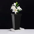 thumbnail image 2 of Floral Bucket Basket Floral Arrangement Flowerpot Planter Storage Decoration Black, 2 of 8