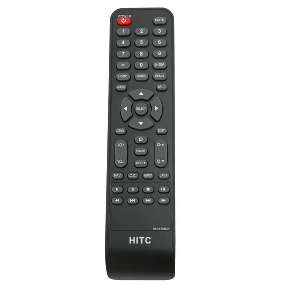 New 850125633 Replace Remote for Hitachi TV LE32A509 LE39A309 LE32E6R9 LE55A6R9
