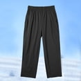 thumbnail image 4 of Girls School Uniform Pants Pull-On Elastic Waist Straight Leg Black,Size 12 T, 4 of 5