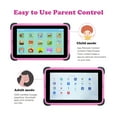 thumbnail image 6 of weelikeit 7 inch Kids Tablet,Android 11.0 Tablet PC for Kids, 2GB RAM 32GB ROM Child Tablet with WiFi6, IPS HD Display,Dual Camera,Parental Control,Built in Kid-Proof Case,with Stylus(Pink), 6 of 7