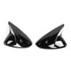 thumbnail image 2 of Pair Horn Style Side Mirror Cap Housing Protector Cover Fit for Mazda 3 Axela 2020Black, 2 of 9