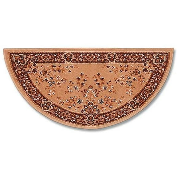 Oriental 44 x 22 Inch Half Round - Beige
