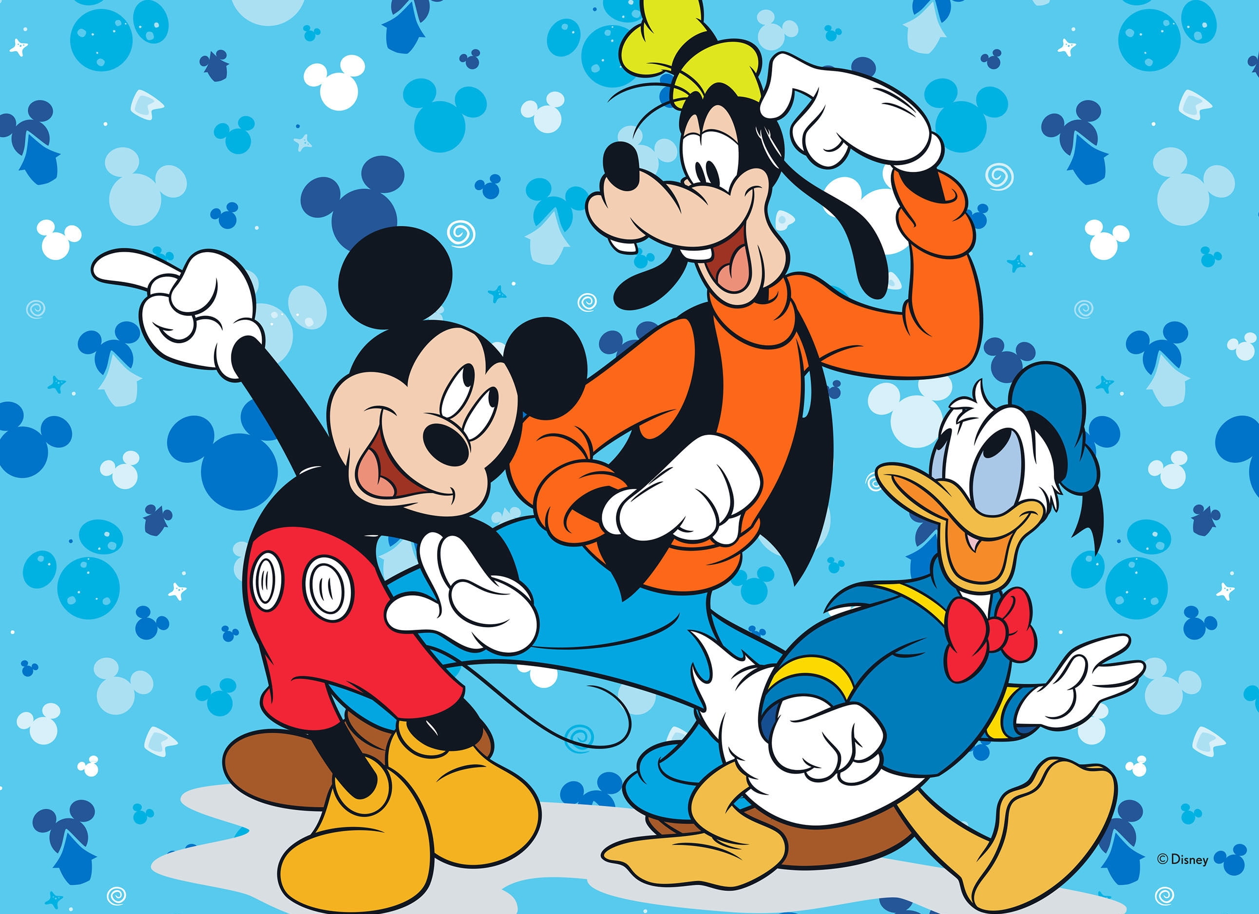 Ceaco Mickey's Clubhouse 4-in-1 Multipack Interlocking Jigsaw Puzzles for Children Ages 6+
