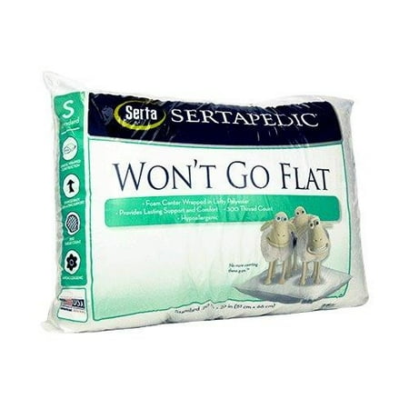 Sertapedic Wont Go Flat Pillow