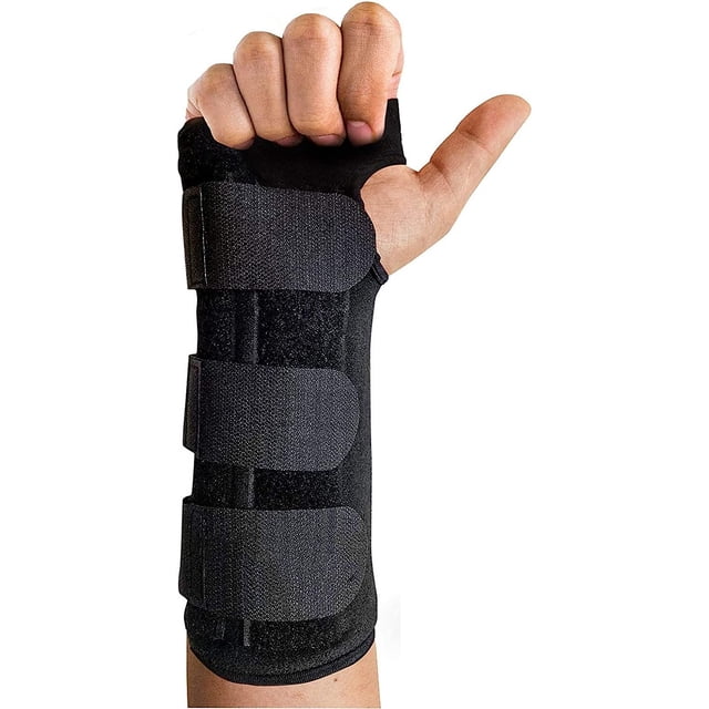 Muñequera transpirable para hombres y mujeres, férula ajustable para aliviar el túnel carpiano, soporte para muñeca para dolor, quiste ganglionar, 2 uds. JM