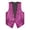 Hot Pink, variant on Kaerm Men's Sequin Vest Shiny Suit Vest V-Neck Party Dress Jacket Tuxedo Waistcoat Black XL
