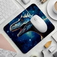 thumbnail image 2 of Starry Dinosaur Square Gaming Mousepad Desk Mat Non-Slip Rubber Bottom Printed 8.3x9.8 Inch Suitable for Office and Gaming, 2 of 6