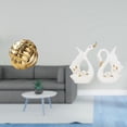 thumbnail image 2 of Escultura de cisne de bola de hilo estética, figura de cerámica, adorno para amigos, sala de estar, encimera, entrada, tocador, estantería, decoración, 2 of 8