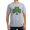 Heather Gray, variant on CafePress - Vintage Trinity Shamrock Men's Fitted T Shirt (Dar - Men's Fitted T-Shirt