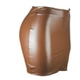 thumbnail image 6 of Aofany High Waist Skirts for Women Comfortable Soft Mini Skirt Split Bodycon Leather Skirts Sexy Pencil Short Skirt, 6 of 7