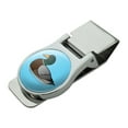 thumbnail image 1 of Duck Swimming in Water Satin Chrome Plated Metal Money Clip, 1 of 3