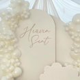 thumbnail image 4 of Eurteka Heaven Sent Decal - Baby Shower Decorations, Gender Reveal Party Balloon Arch Sign, Heaven Theme Birthday Party Supplies (Heaven Sent Decal Brown), 4 of 7