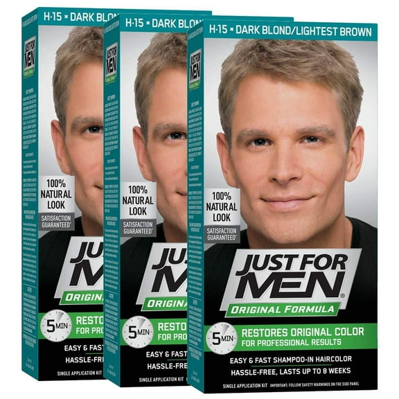 JUST FOR MEN Hair Color H-15 Dark Blond 1 Each (Pack of 3)