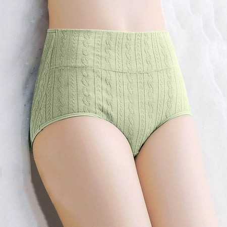 

kpoplk Womens Panties Sexy Womens Underwear Cotton Women Bikini Breathable Panties Stretch Lace Mid-Rise Briefs(Army Green)