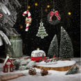thumbnail image 2 of Plastic Christmas Hanging Pendants Xmas Tree Wreath Mailbox Plane Drop Ornaments Multicolor Festival Favors, 2 of 5