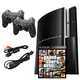 thumbnail image 1 of Restored Sony Playstation 3 PS3 Console Original 80GB Black with Grand Theft Auto V Two Retrofam Controllers (Refurbished), 1 of 5