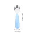 thumbnail image 2 of 1 Set of Children Fork Spoon Kids Dining Tableware for Home Children Eating Gadget, 2 of 8