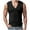 Black, variant on Ohufall Men's Workout Tank Tops Plus Size Fashion Solid Sleeveless V-Neck Athletic Shirts Summer Loose Comfy Outdoor Sport Undershirts