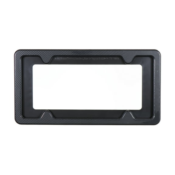 Auto Drive Carbon Fiber Stealth Automotive License Plate Frame, 92820W