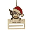 thumbnail image 2 of Christmas Cattle Wood Banknotes Clip Ornaments Banknotes Holder Hanging Decoration For Giving Banknotes Checks For Family Friends (Banknotes Not Included), 2 of 8
