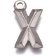 thumbnail image 1 of 5 colgantes con la letra X, de acero inoxidable 304. Colgantes con la letra X del alfabeto. Colgante decorativo de metal., 1 of 3