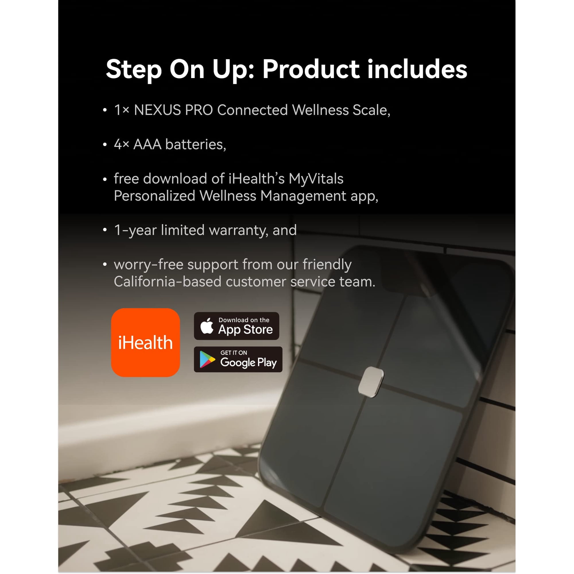 iHealth Nexus PRO Connected Wellness Scale for 12 Body Metrics 7