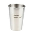 thumbnail image 1 of Tasse en Acier Inoxydable Chope de Bière Fraîche et Tasse d'Eau 350ml 500ml, 1 of 10
