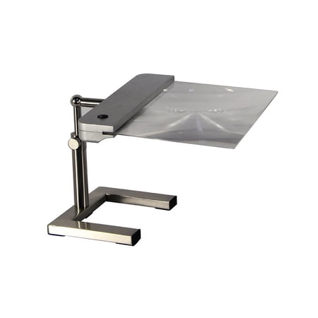 Full-Page Cordless Desk Magnifier (Silver Finish)