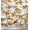White, variant on Soimoi Cotton Duck Fabric Leaves & Wild Flower Floral Print Fabric by The Yard 42 Inch Wide