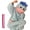 Blue - Blue Hair, variant on Cursed Comfort Onesie, Big Mouth Monster Frog Onesie, Oversized Plush Fleece One Piece Pajamas, Funny Unisex Jumpsuit for Lounging and Pajama Parties