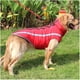 thumbnail image 1 of Abrigo impermeable para perros, chaqueta para perros, ropa para perros de talla mediana/grande (rojo, 4XL), 1 of 5