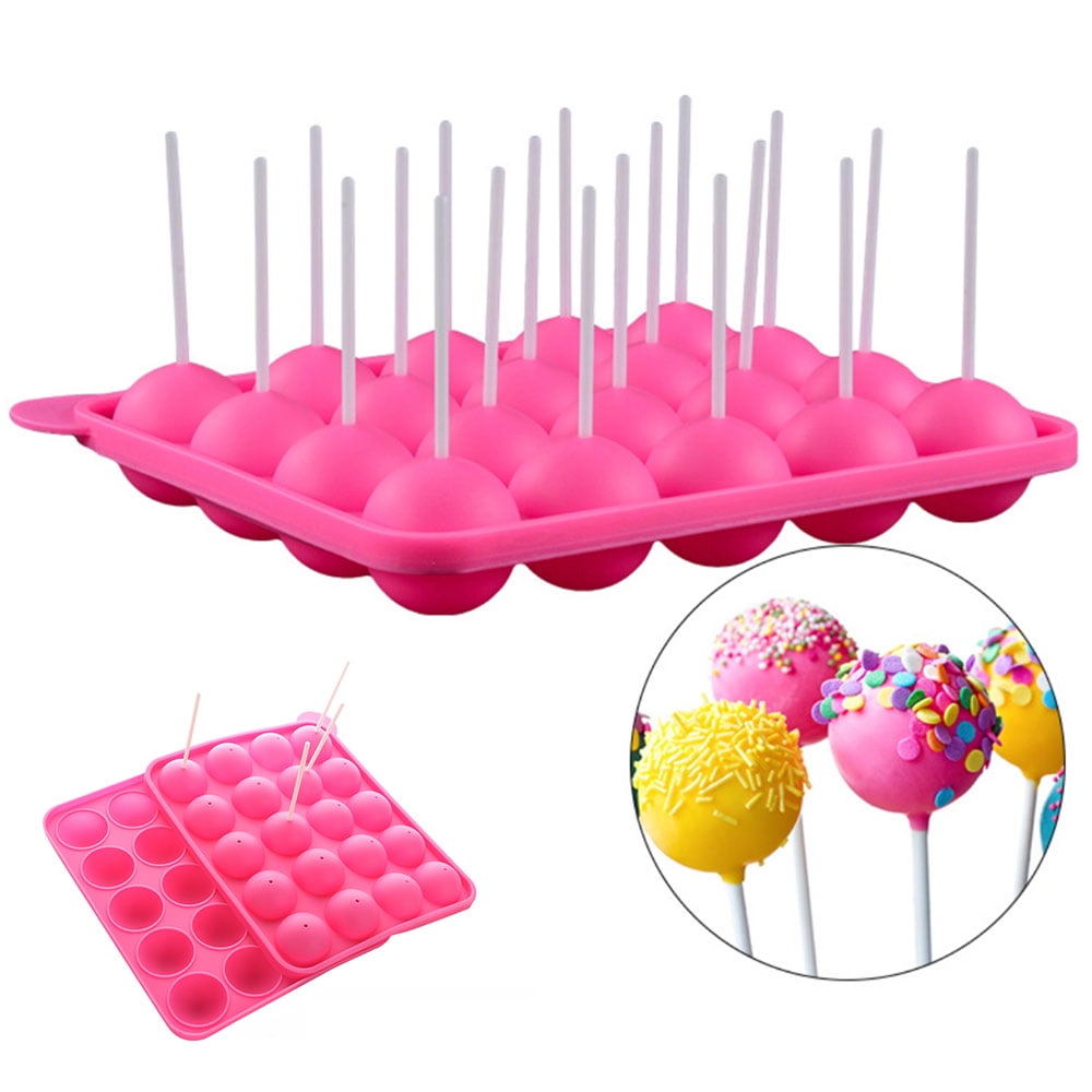 tooloflife Silicone Cake Pop Moulds Candy Cake Pop Trays Non Stick