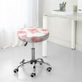 thumbnail image 7 of Lsque Kawaii Pigs Round Bar chair cushion covers Velvet Fabric Premium Comfort Protects from Scratches and Stains for 14-17 Inch Chair- 13 inch, 7 of 7