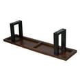 thumbnail image 5 of Fab Habitat Aurora 3-Seater Bench - 63" L Large Rustic Industrial Mango Wood Dining Table Bench, Handcrafted for Living Room or Entryway, Walnut Finish, 5 of 8