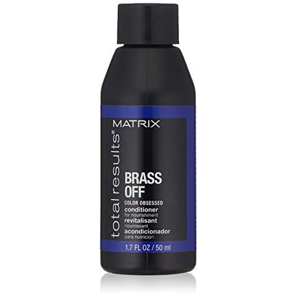 MATRIX Total Results Brass Off Nourishing Conditioner | Nourishes & Moisturizes Dry Hair | For Color Treated Hair | 1.7 Fl. Oz.