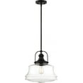 thumbnail image 3 of 60/6759-Nuvo Lighting-Basel-1 Light Pendant-13.75 Inches Wide by 14.63 Inches High-Matte Black Finish, 3 of 8