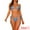 Blue, variant on DARING DIVA Women's Triangle Halter Bikini Sets, 2 Pieces Bathing Suits XS Skin Color
