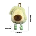 thumbnail image 3 of Lilixerw Clearance Adorable Avocado and Fast Food Plush Keychain Collection,Fried Chicken Hamburger French Fries Foodie Gift Ideas, 3 of 6