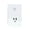 White 1Gang, variant on Melery Matter Smart Outlet WIFI Tuya US Plug Glass Panel Voice Remote, Light Switch Works with Smart Home Assistants